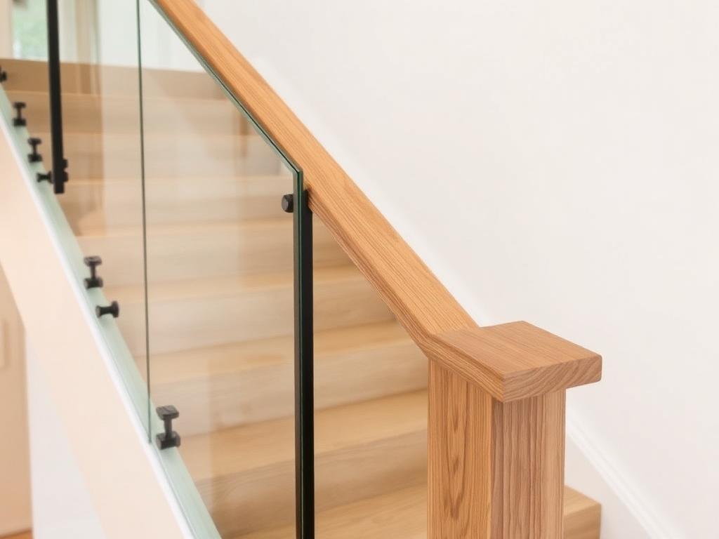 Escalier Davo Glass — Métal / verre, bois / verre