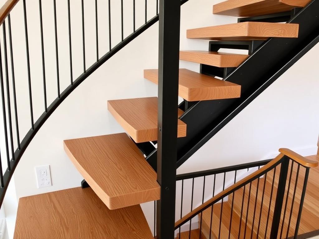 Escalier Doppia — Métal / bois