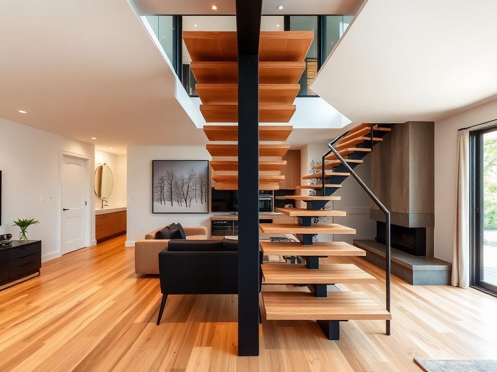 Escalier Faro — Métal / bois